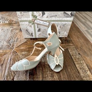Rachel Simpson Mimosa Mint Wedding shoes